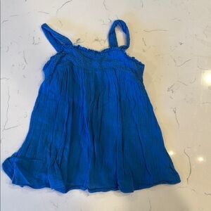 Mini Boden . Blue Kids Sleeveless Top
